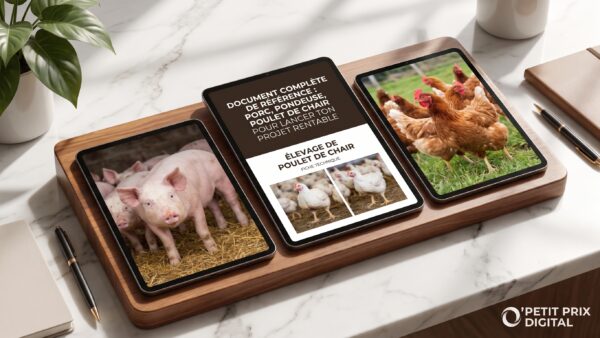 Document complète de référence porc pondeuse poulet de Chair pour lancer ton Projet rentable